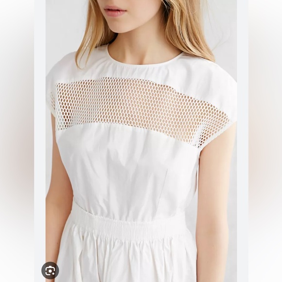 Antoinette Poplin Midi Dress S - Picture 4 of 10